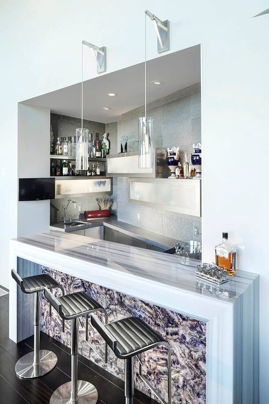 îlot Central De Cuisine Secondaire - Arizona-Contemporary Par Luster Custom Homes - Arizona, USA