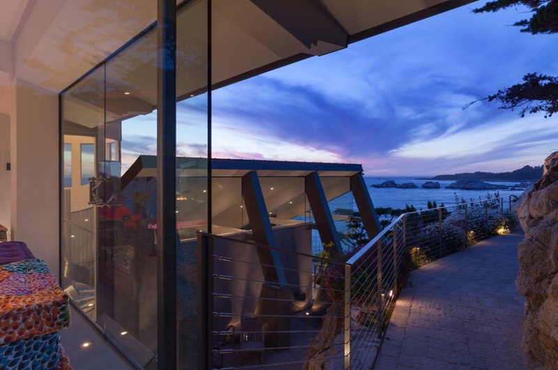 accès mer - Carmel Highlands Residence par Eric Miller Architects - Carmel-By-The-Sea, Usa