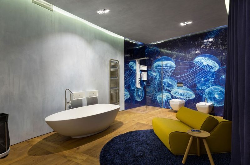 baignoire salle de bains - Residence-BO par Baraban+design studio - Kiev, Ukraine