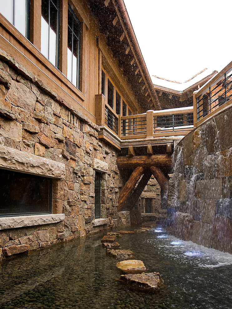 bassin extérieur - Mountaintop residence par VAg architects and planners - Colorado, Usa