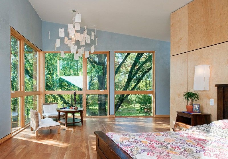 chambe principale - Virginia Farmhouse par Reader & Swartz Architects - Virginie, USA