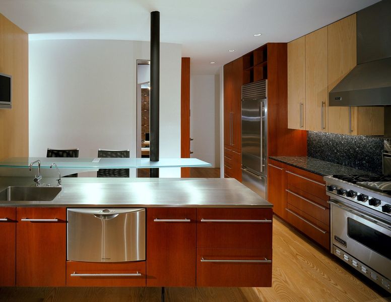 cuisine - Hargrave-Residence par Robert M. Gurney Architect - Maryland, Etats-Unis