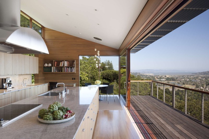 cuisine - Kentfield Residence par Turnbull Griffin Haesloop Architects - Kentfield, Usa