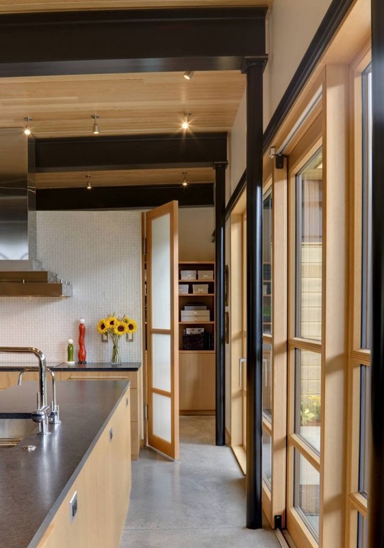 cuisine - River Bank house par Balance Associates Architects - Big Sky, Montana, Usa