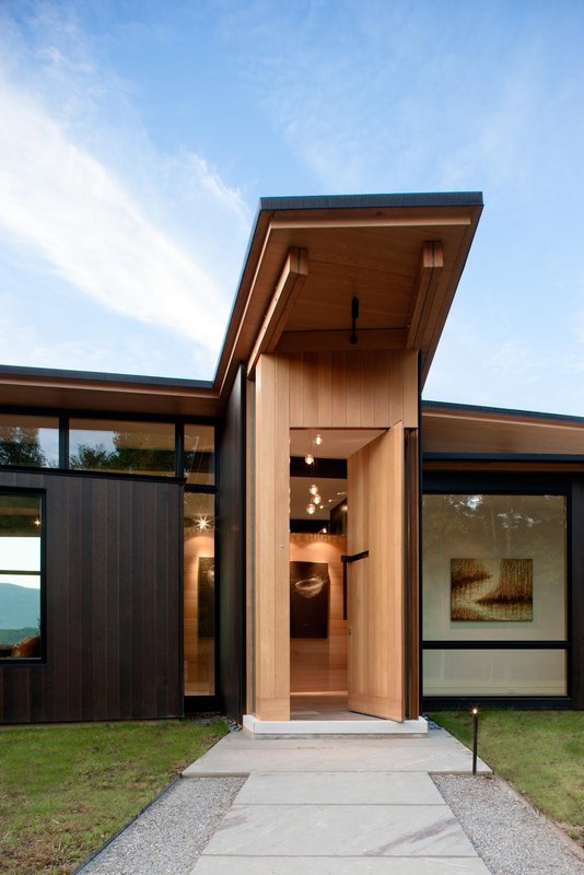 entrée - Piedmont Residence par Carlton Architecture - Asheville, Usa