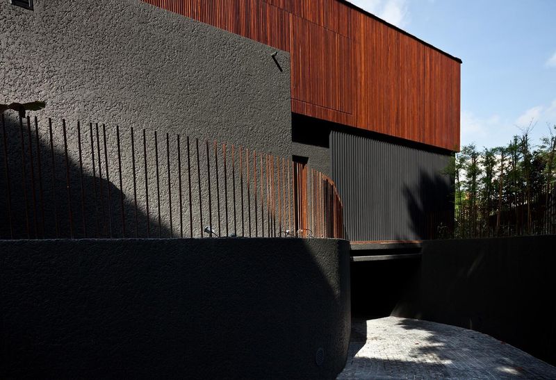 entrée espace souterrain - Victoria-Park par Ipli Architects - Singapour
