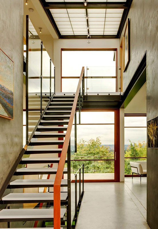 escalier - Capitol Hill par Balance Associates Architects - Seattle, Usa
