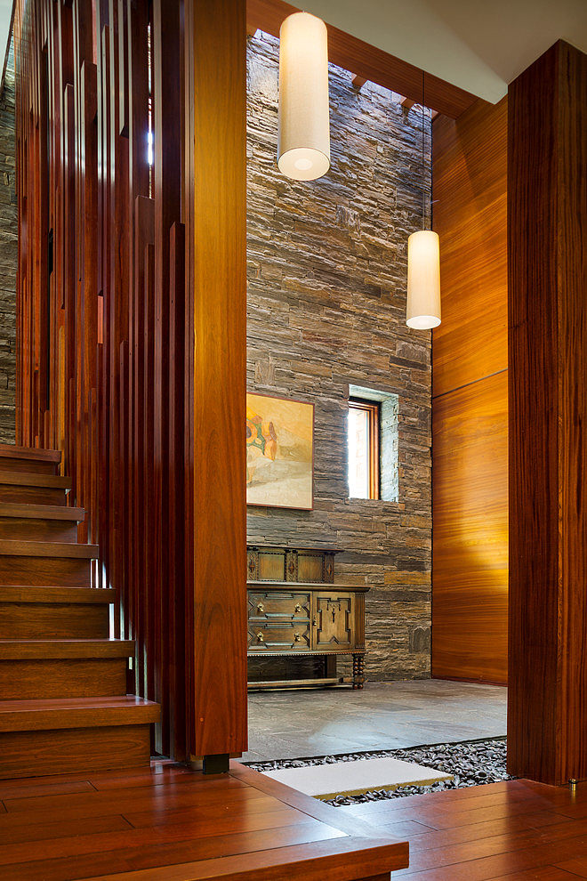 escalier - Chalon residence par Dynerman Architects - Bethesda, Usa
