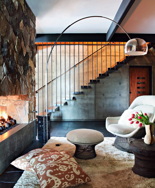 escalier - La Cañada Residence par Jamie Bush & Co. - Sierra Madre, Usa