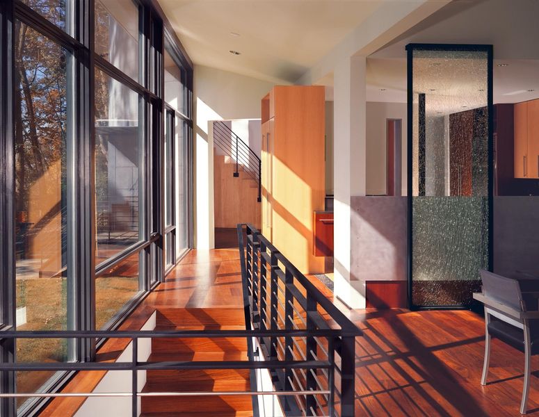 escalier accès étage - Hargrave-Residence par Robert M. Gurney Architect - Maryland, Etats-Unis