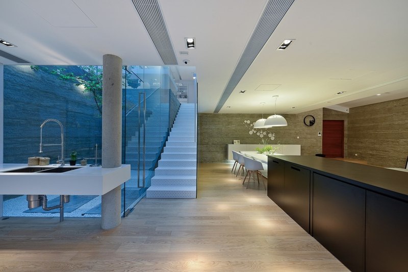 escalier - construction écologique par Millimeter Interior Design Limited - Hong Kong