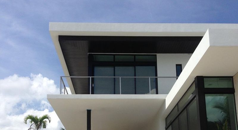 façade étage - Hucker Residence par Strang - Miami, USA