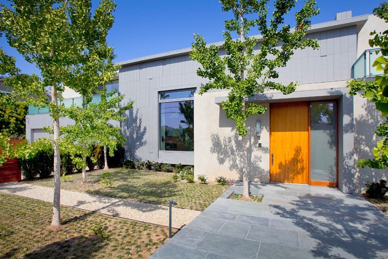 façade entrée - Chatauqua Residence par Studio William Hefner - Californie, Usa