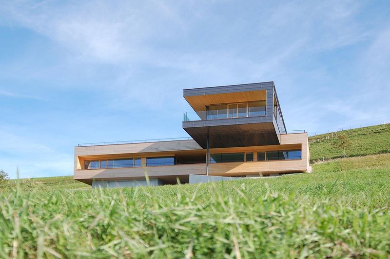 façade principale - house-dornbirn par KM Architektur en Suisse