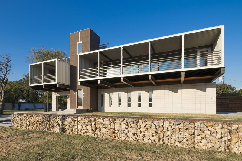 façade rue - PV14_House par M Gooden Design - Dallas, Usa