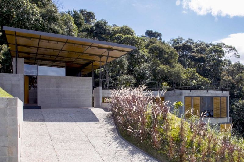 façade terrasse & jardin - Casa-Santo-Antonio par H+F Arquitetos - Santo Antônio, Brésil