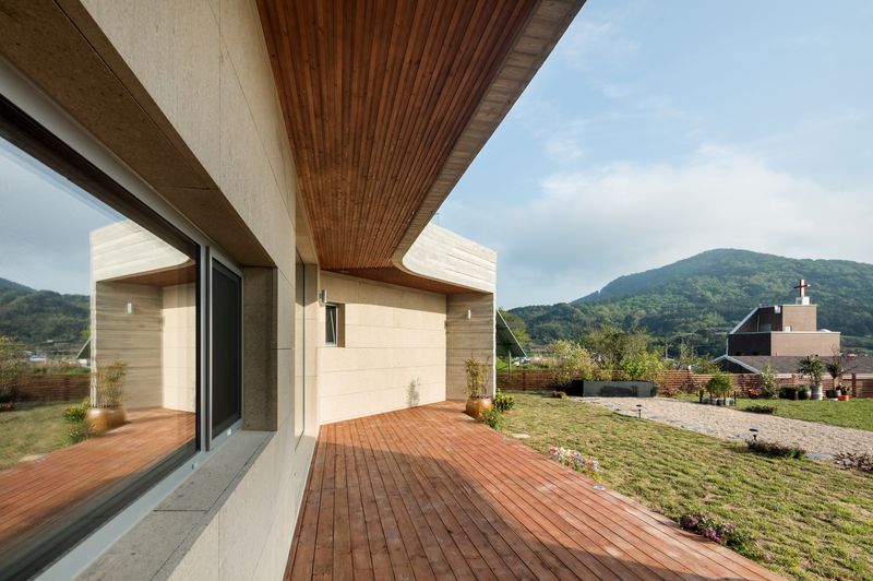 Façade Jardin & Vue Panoramique Paysage - House-Dongmang Par 2m2 Architects - Geoje, Coree Du Sud