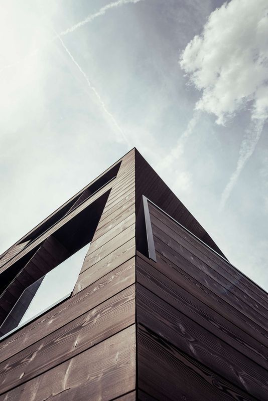 Façade Vitrée - Villa-A Par Perathoner - Selva De Val Gardena, Italie