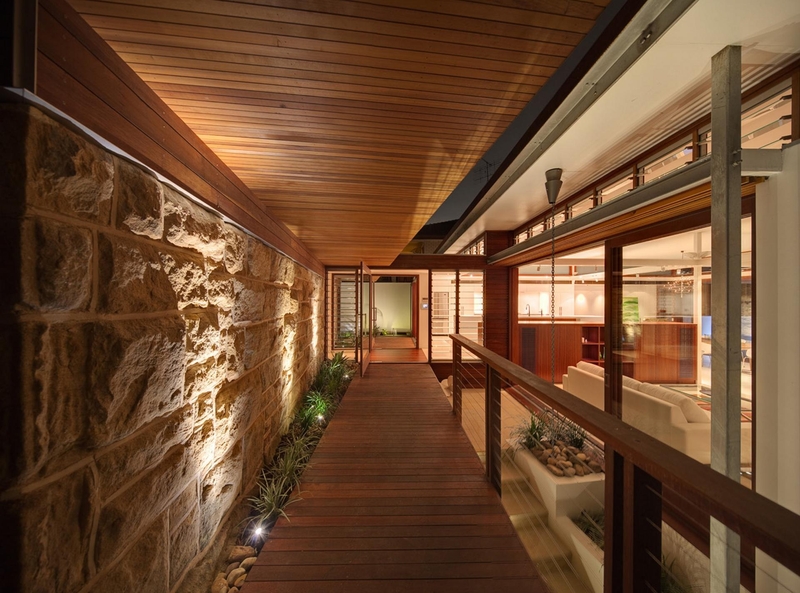 hall d'entrée - Tennyson Point Residence par CplusC - Sydney, Australie - Photo Murray Fredericks