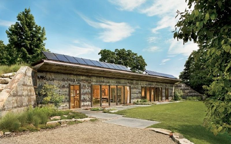 maison écologique Allan Shope - Menia, New York, Usa