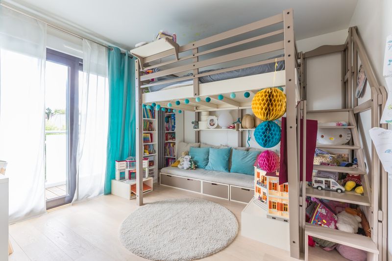 chambre enfant 1 - maison ossature bois par Groupe Futura - France