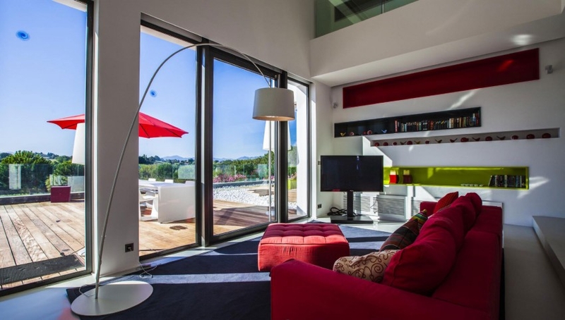 petit salon - Villa Horizon - Arbonne - France