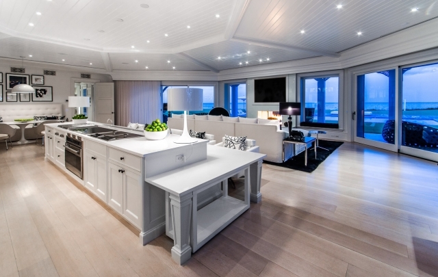 pièce de vie - manoir Céline Dion - Miami, USA