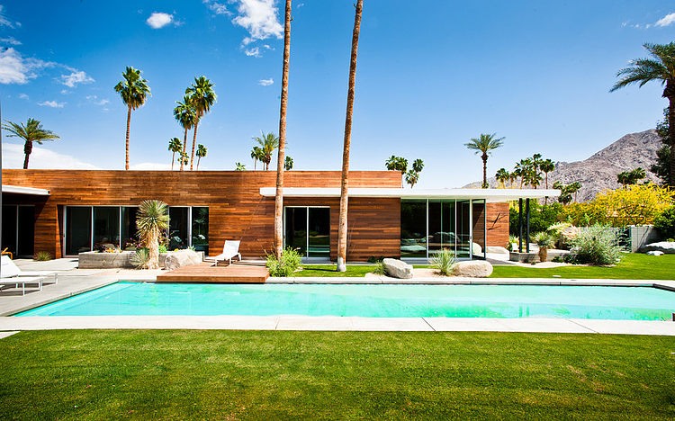 piscine et terrasse - F-5 Residence par Studio AR+D Architects - Indian Wells, Usa