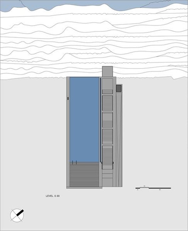 plan 3D site - Casa Brutale par OPA_Open Plateform - Grèce