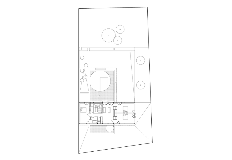 plan R+1 - Maison R - Colboc Franzen & Associés - France