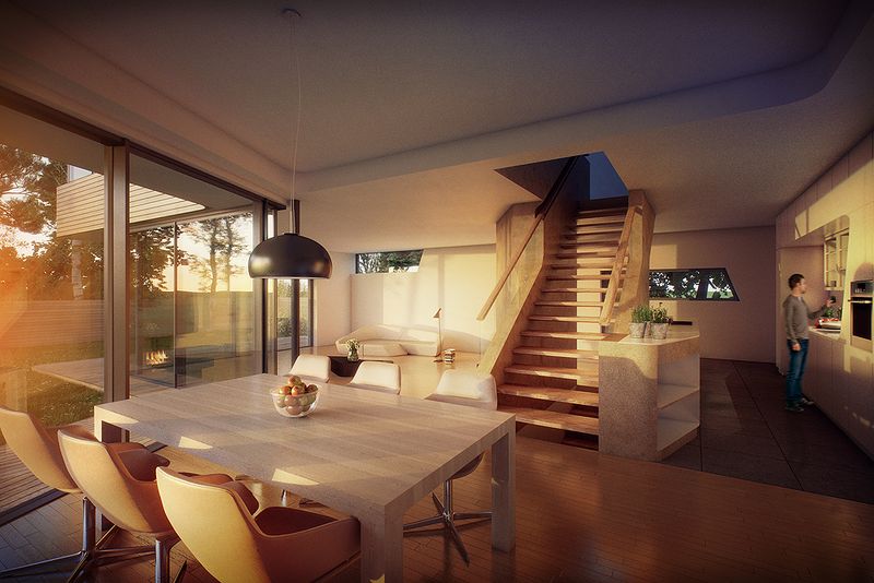 séjour & salon - Holistic Living Healthy par Graft Architects - Allemagne