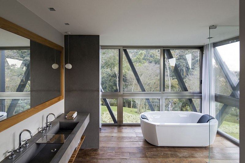 salle de bains - Résidense JG by MPG-Arquitectura, Rio de Janeiro, Brésil