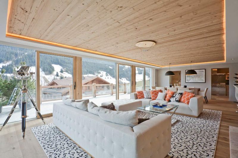 salon & séjour - Rougemont-Residences Plusdesign - Rougemont, Suisse