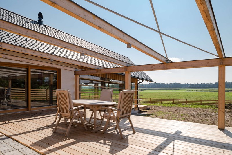 terrasse - Maison bois par BIRO GASPERIC - Velesovo, Slovenia