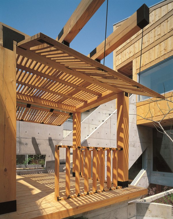 terrasse étage - LIM GEO DANG par IROJE KHM Architects - JangHangDong, Corée du Sud