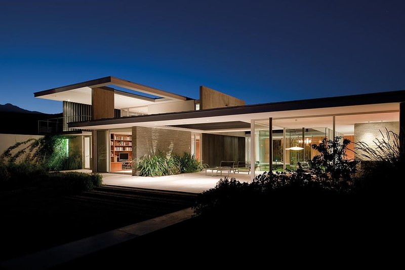 terrasse de nuit - Kübler House par 57STUDIO - Stgo, Chili