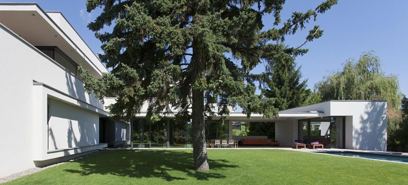 vue d'ensemble - Reviving Mies par Architéma - Buda Hills, Hongrie