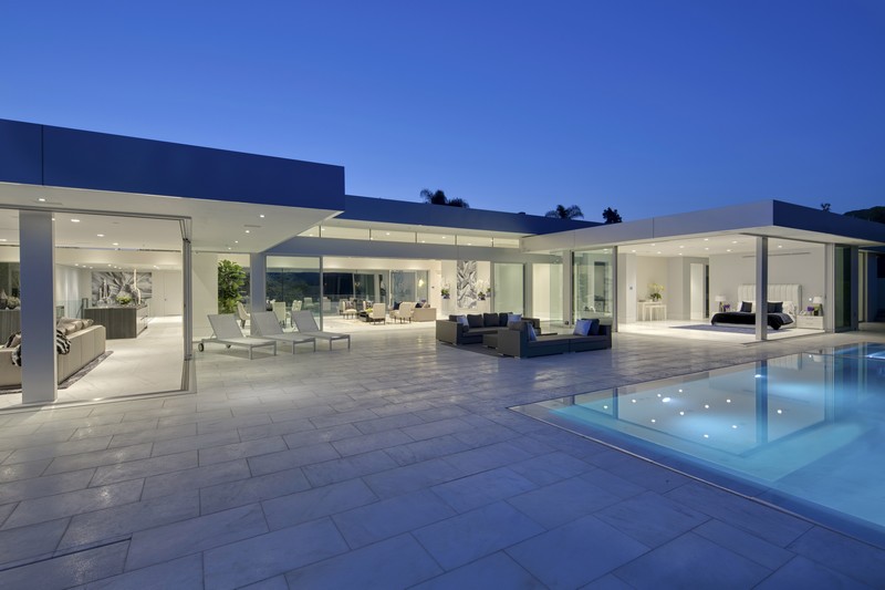 vue extérieure de nuit - Carla Ridge par McClean Design - Beverly Hills, Usa