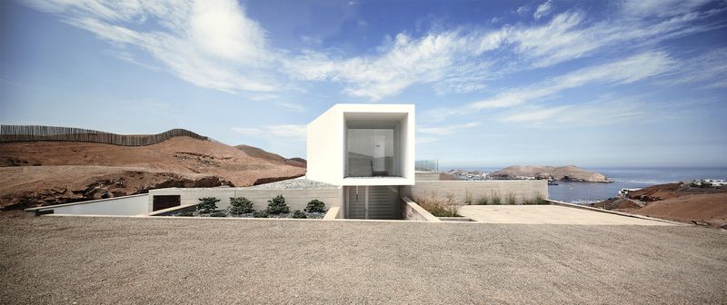 vue porte à faux - House-Poseidon par Domenack arquitectos - Pucusama, Pérou
