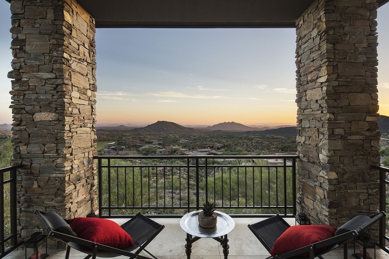 vue sur désert - villa du desert par Tor Barstad -Scottsdale, Usa