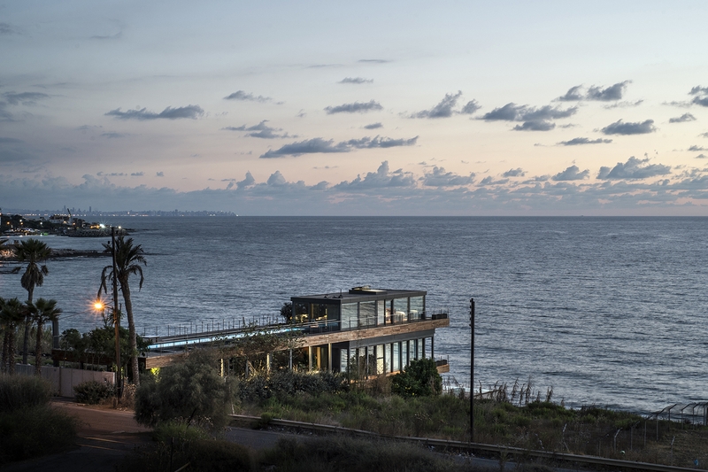 vue sur la mer- Amchit résidence par Blankpage architects -Liban