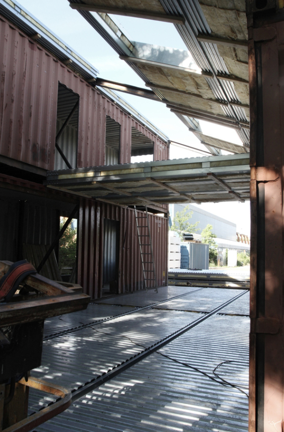 assemblage - Maison container WFH House - Arcgency Wuxi Chine
