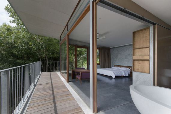 chambre - the-naked-house - marc gerritsen - thaïlande