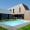 Maison contemporaine en L et son extension bois dans la région alsacienne
