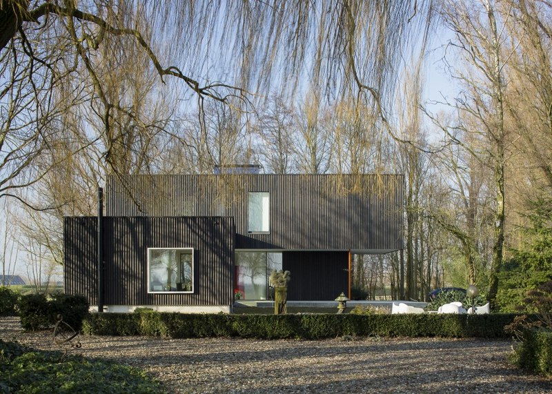 Façade avant - huize-looveld par Studio Puisto Architects, Duiven, Pays-Bas