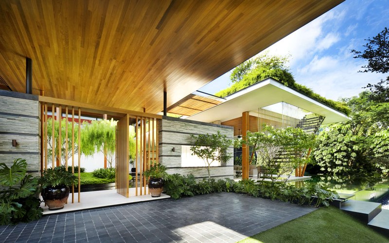 Terrasse & Jardin - Coral-House par Guz Architects, Singapour