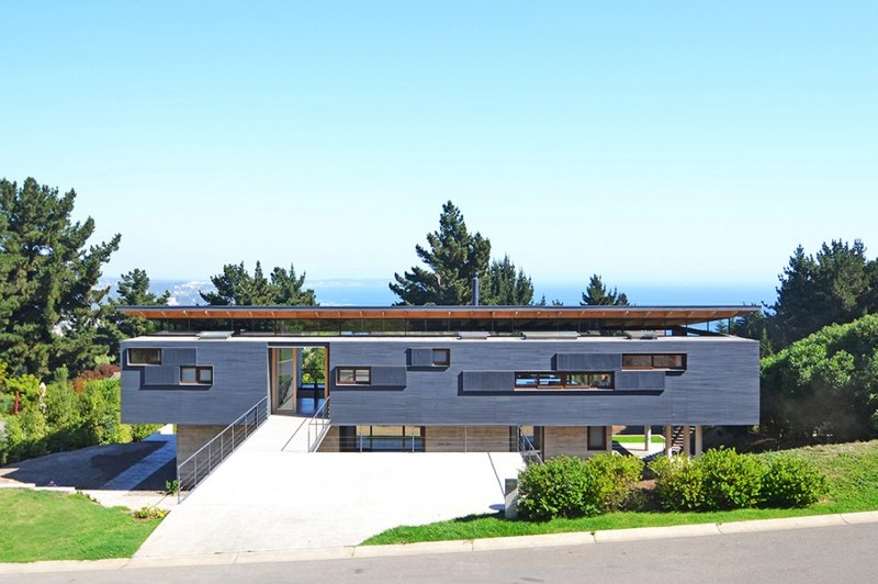 Vue Panoramique - House Cs par Alvaro Arancibia - Cachagua, Chili