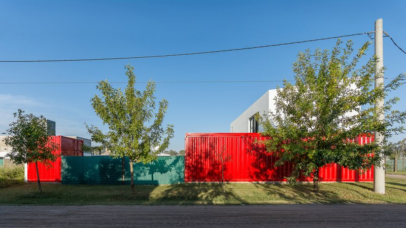 Vue propriété - Container House par Schreibe Architect - Cordoba, Argentine
