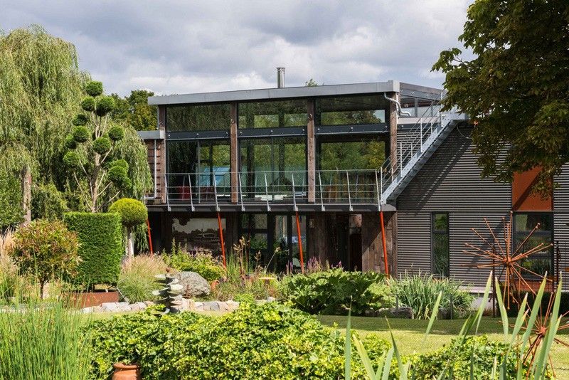 jardin - houseboat par MAA Architects - Tamise, Angleterre