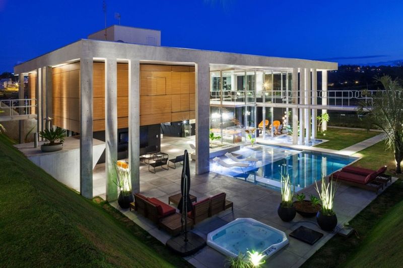 vue panoramique terrasse - Botucatu-House par FGMF Arquitetos - Botucatu, Brésil
